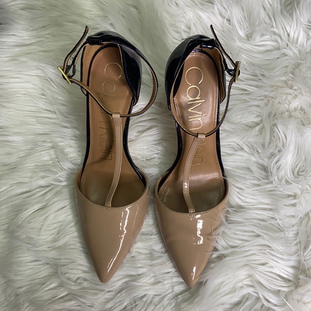 Calvin Klein Two toned heels